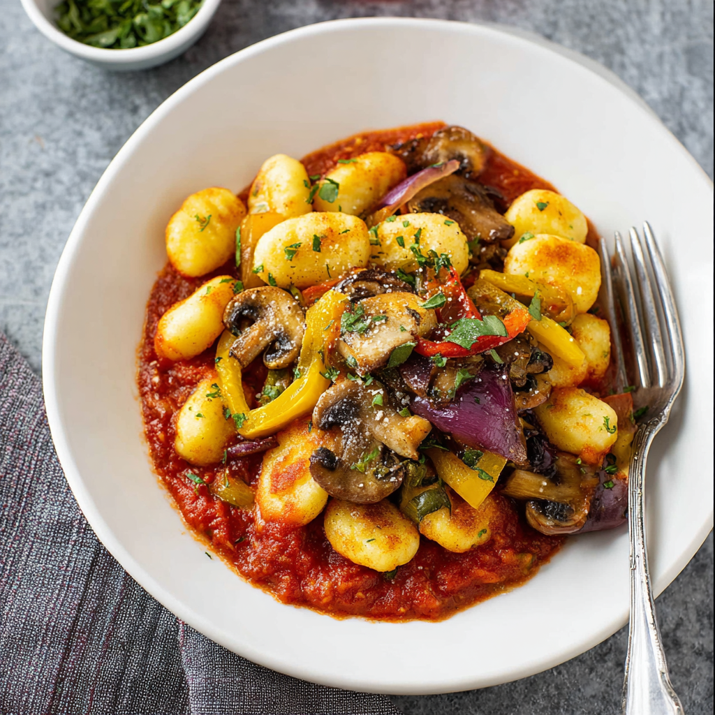 Feta & Pesto Gnocchi Bake