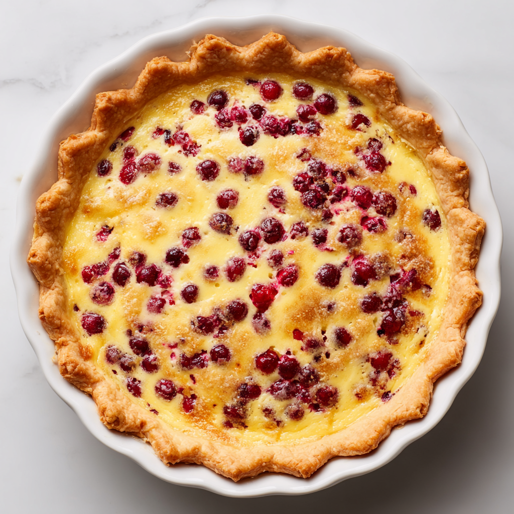 Cranberry Chess Pie