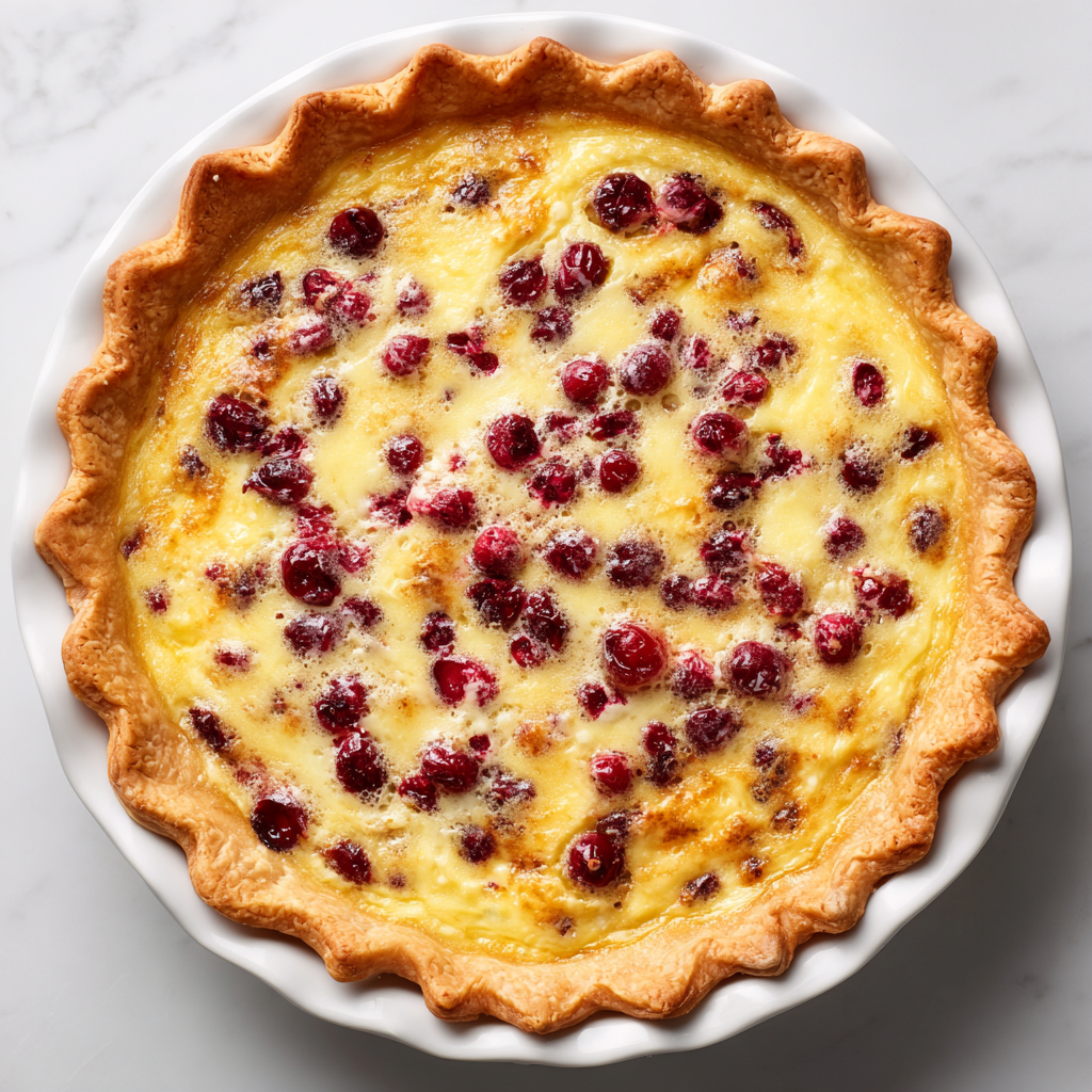 Cranberry Chess Pie