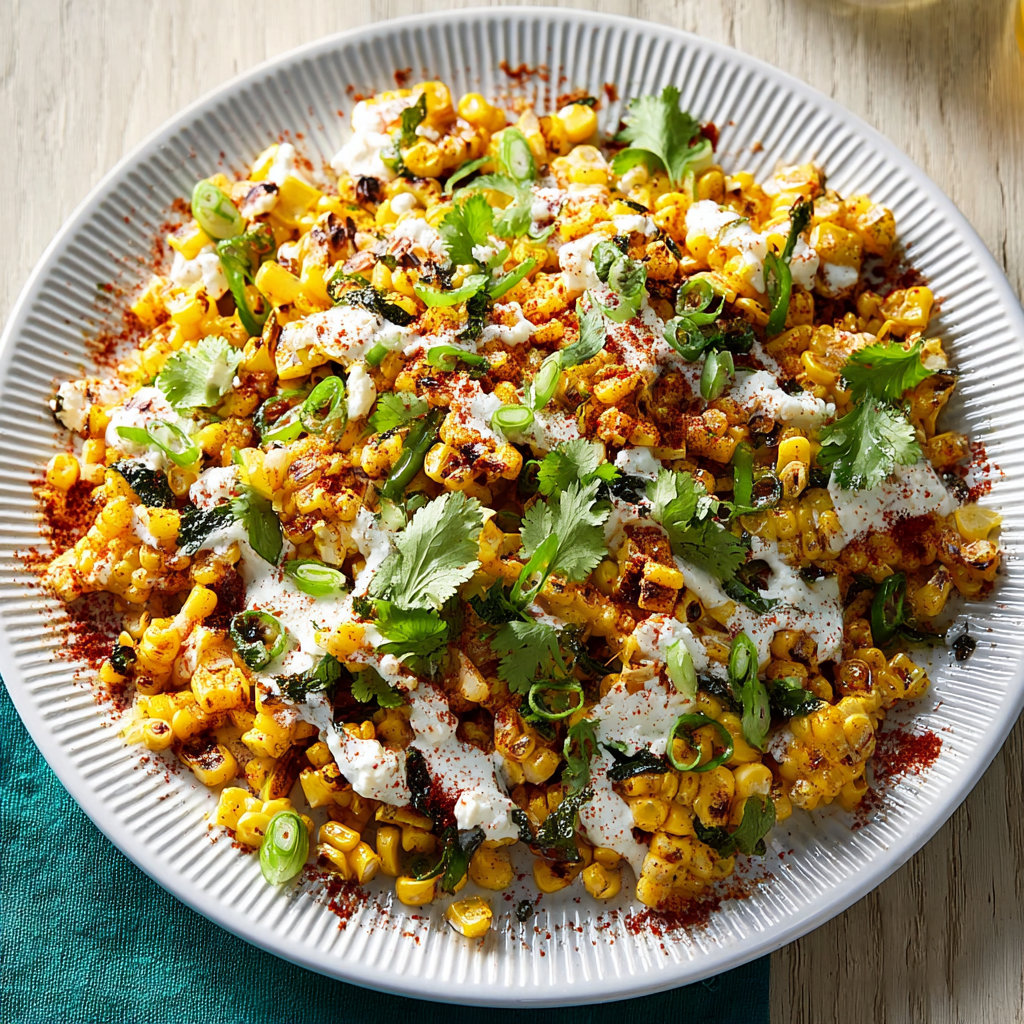 Charred Corn Salad with Parmesan