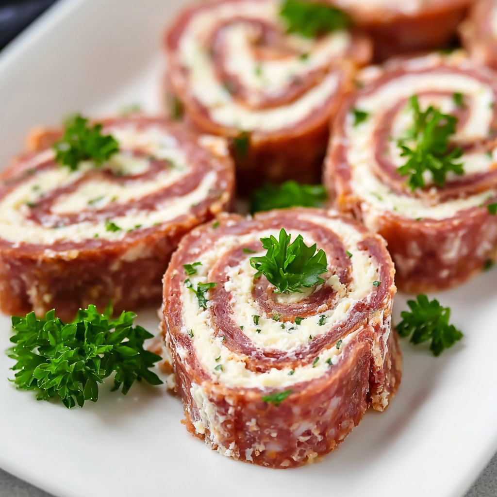 Keto Salami Roll-Ups