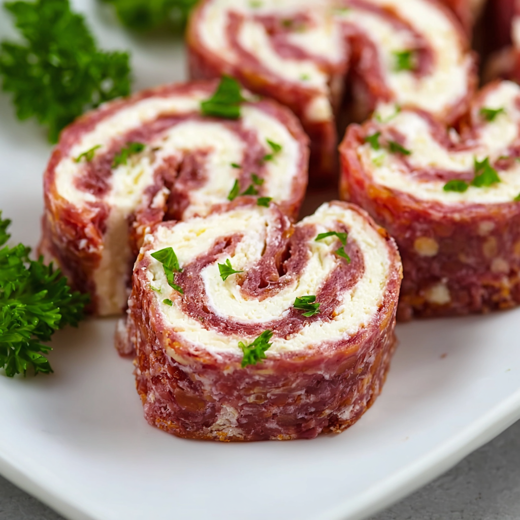 Keto Salami Roll-Ups