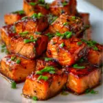 Hot Honey Air Fryer Salmon Bites