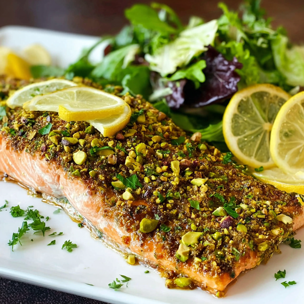 Pistachio Crusted Salmon