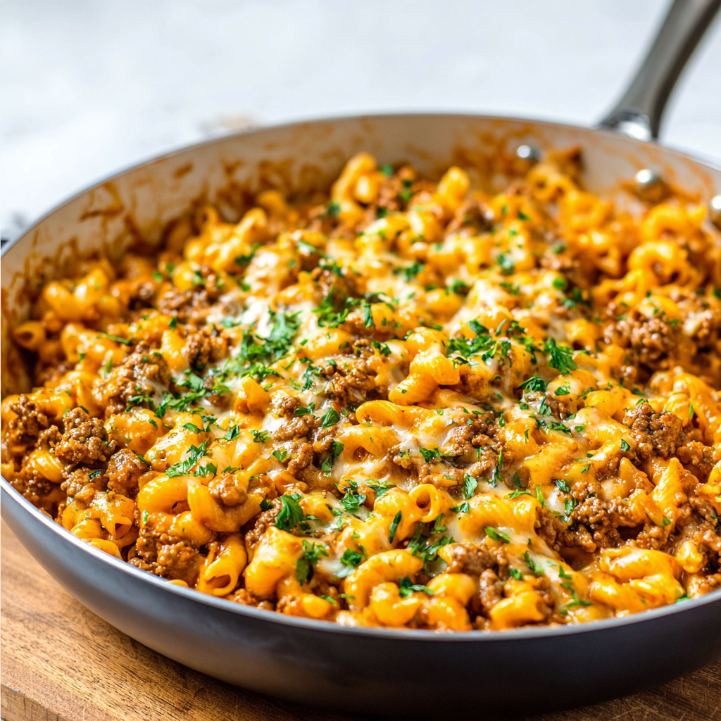 One-Pot Cheesy Beef Pasta_01