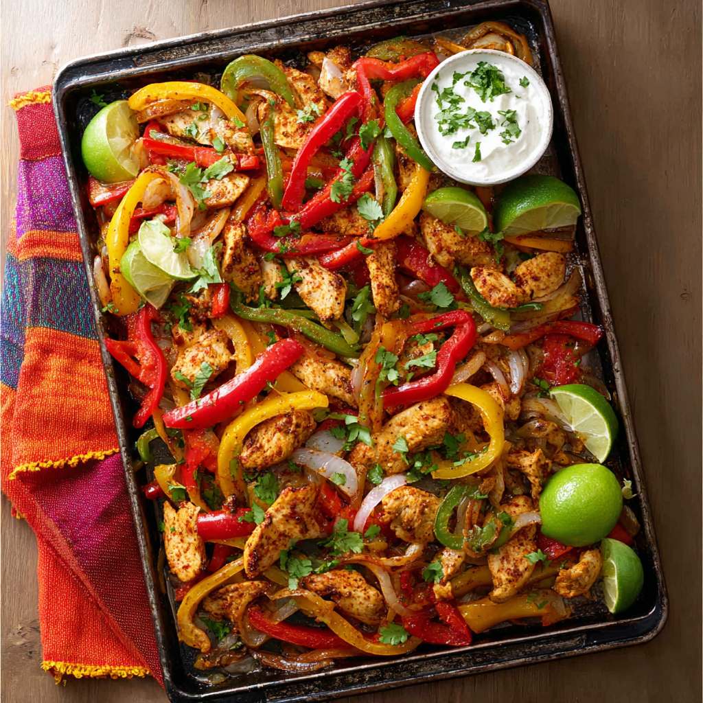 Sheet Pan Chicken Fajitas_01