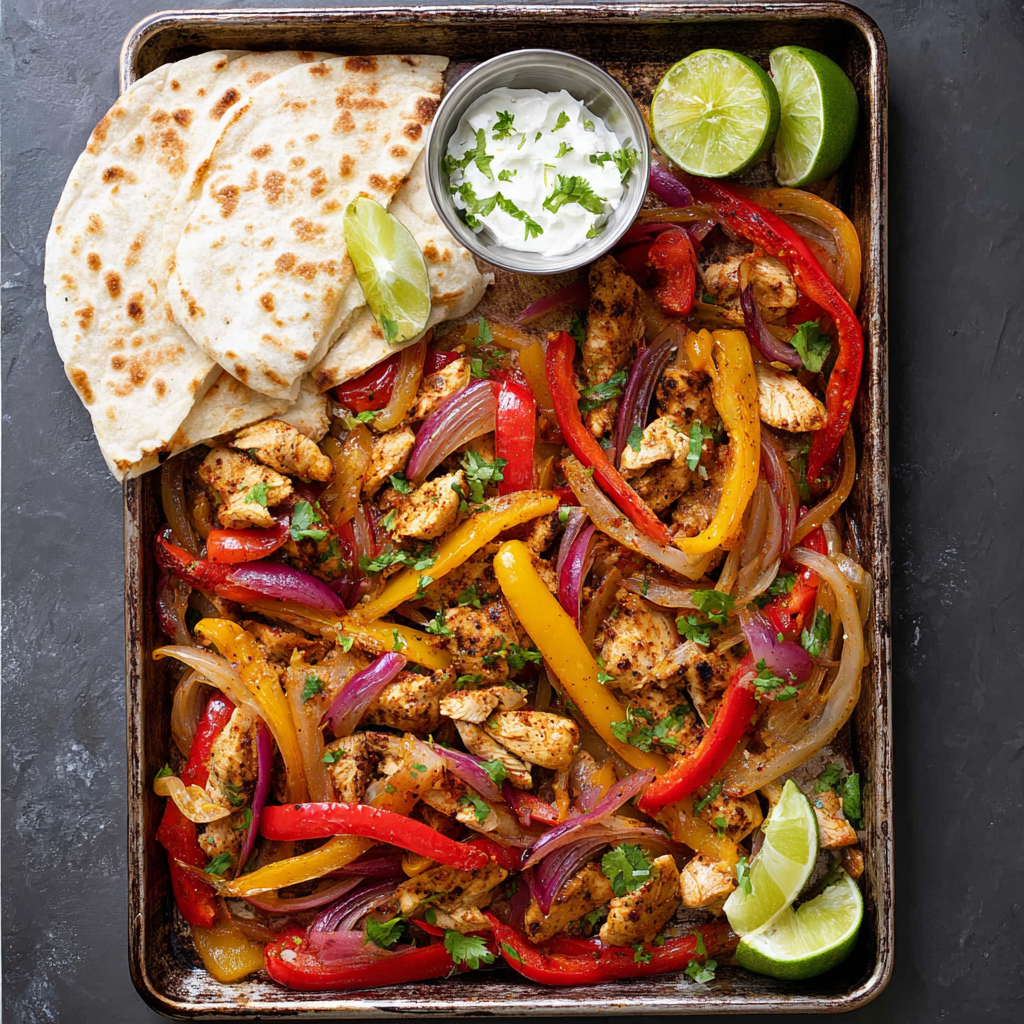 Sheet Pan Chicken Fajitas_02