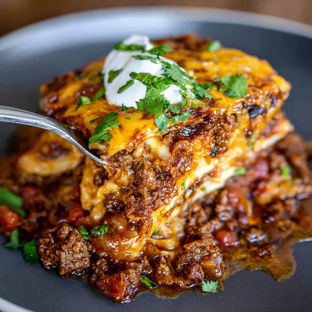Beef Enchilada Casserole_01