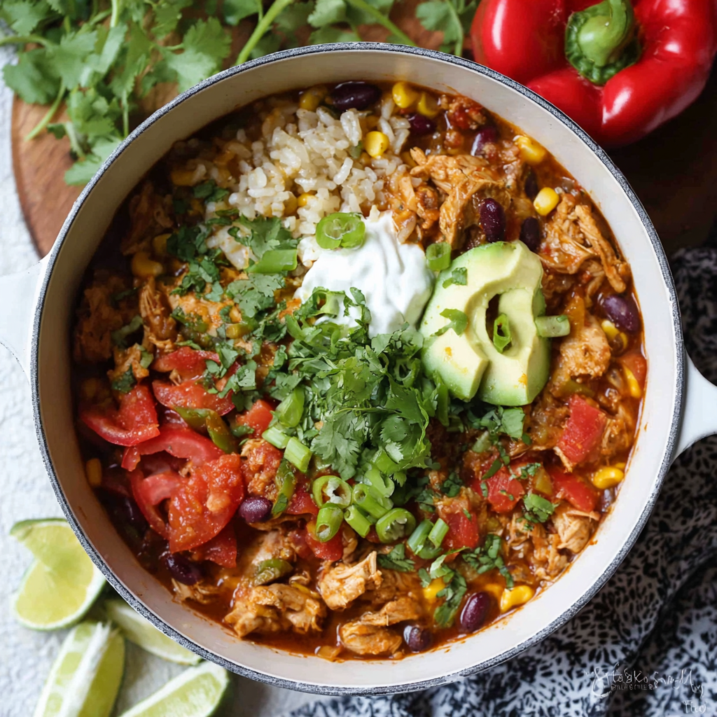 One-Pot Chicken Burrito Bowls_01