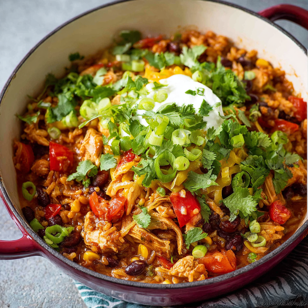 One-Pot Chicken Burrito Bowls_02