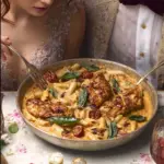 Alt text: A delicious plate of creamy Marry Me Chicken Pasta featuring tender chicken pieces, sun-dried tomatoes, and parmesan cheese, showcasing the irresistible Marry Me Chicken Pasta recipe.