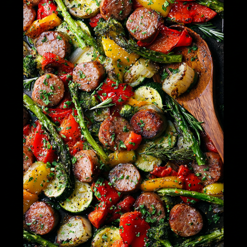 Italian Sausage and Veggies Sheet Pan_01