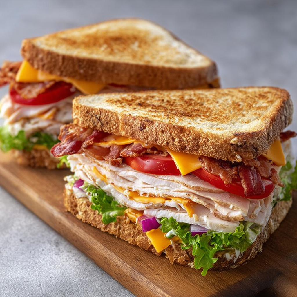 Loaded Turkey Club Grilled Sandwich_01