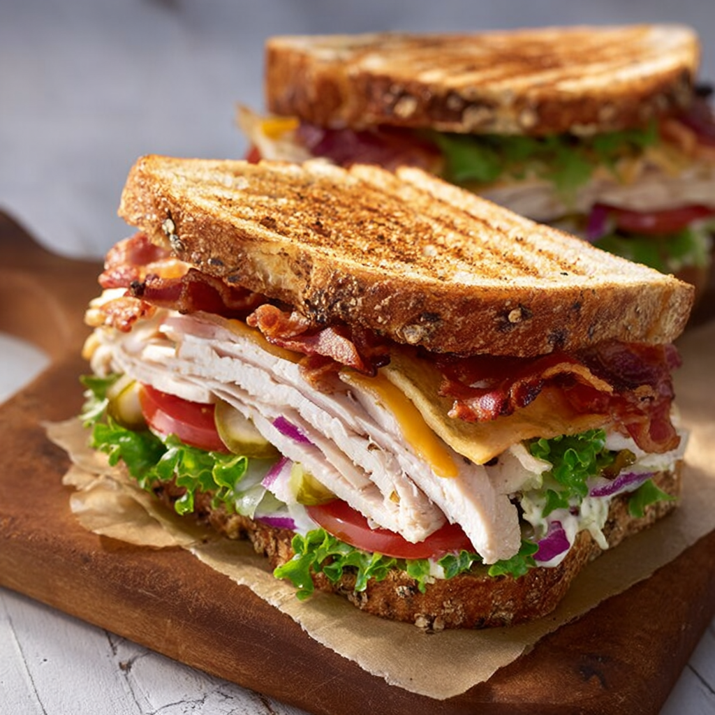 Loaded Turkey Club Grilled Sandwich_02