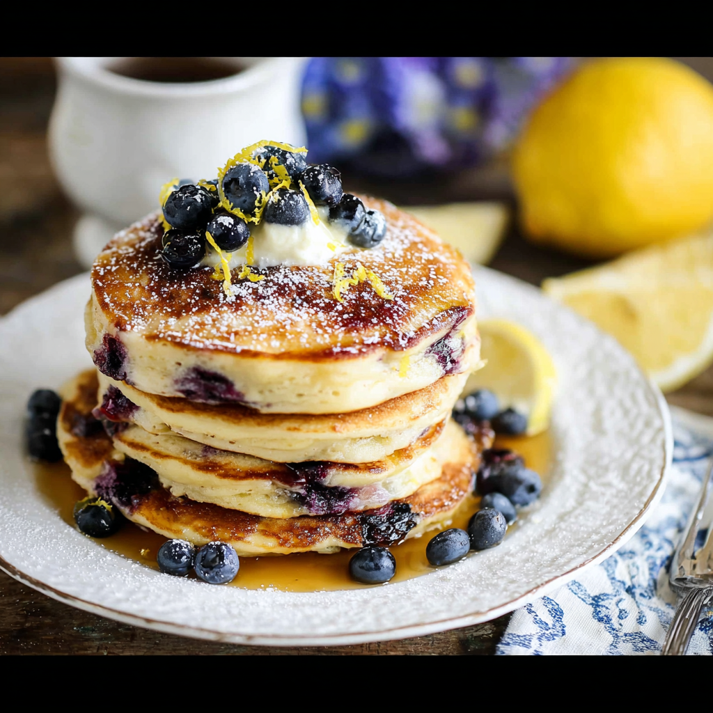 Blueberry Lemon Ricotta Pancakes_01