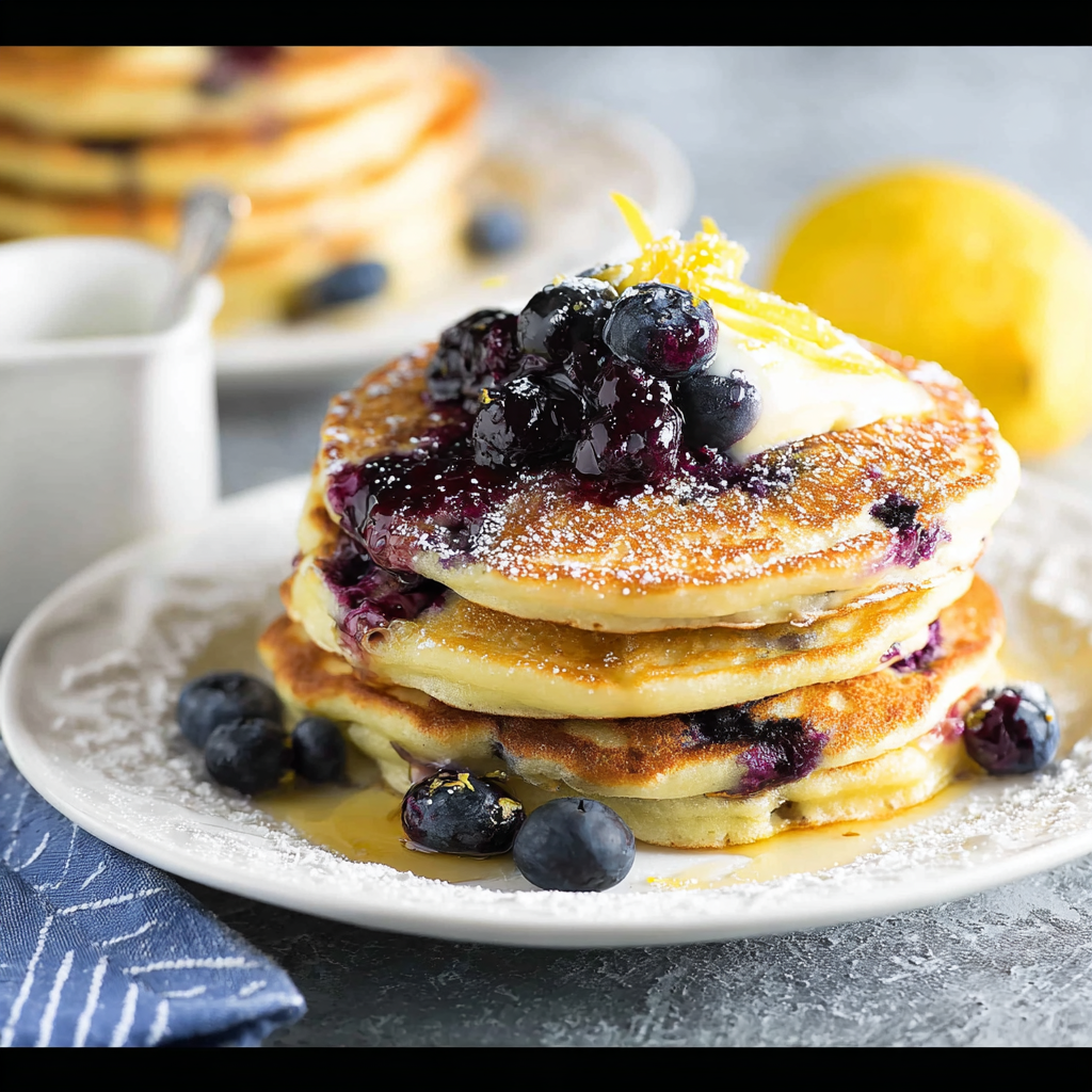 Blueberry Lemon Ricotta Pancakes_03